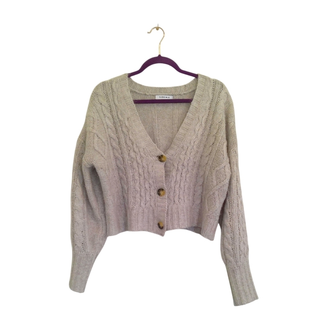 HOOKED UP CABLE KNIT SWEATER - Picture 2 of 8